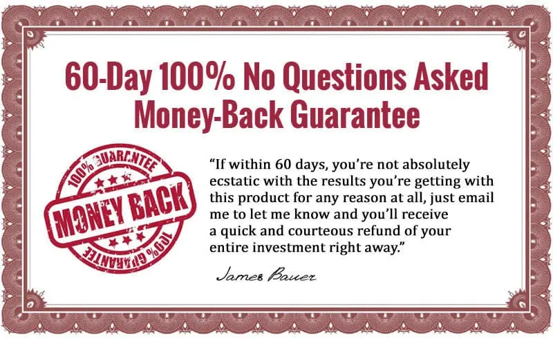 His Secret Obsession moneyback guarantee